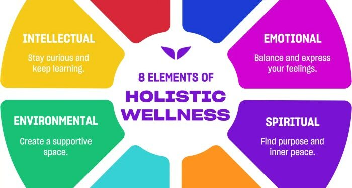 Holistic Health framework infographic diagram chart illustration banner ...